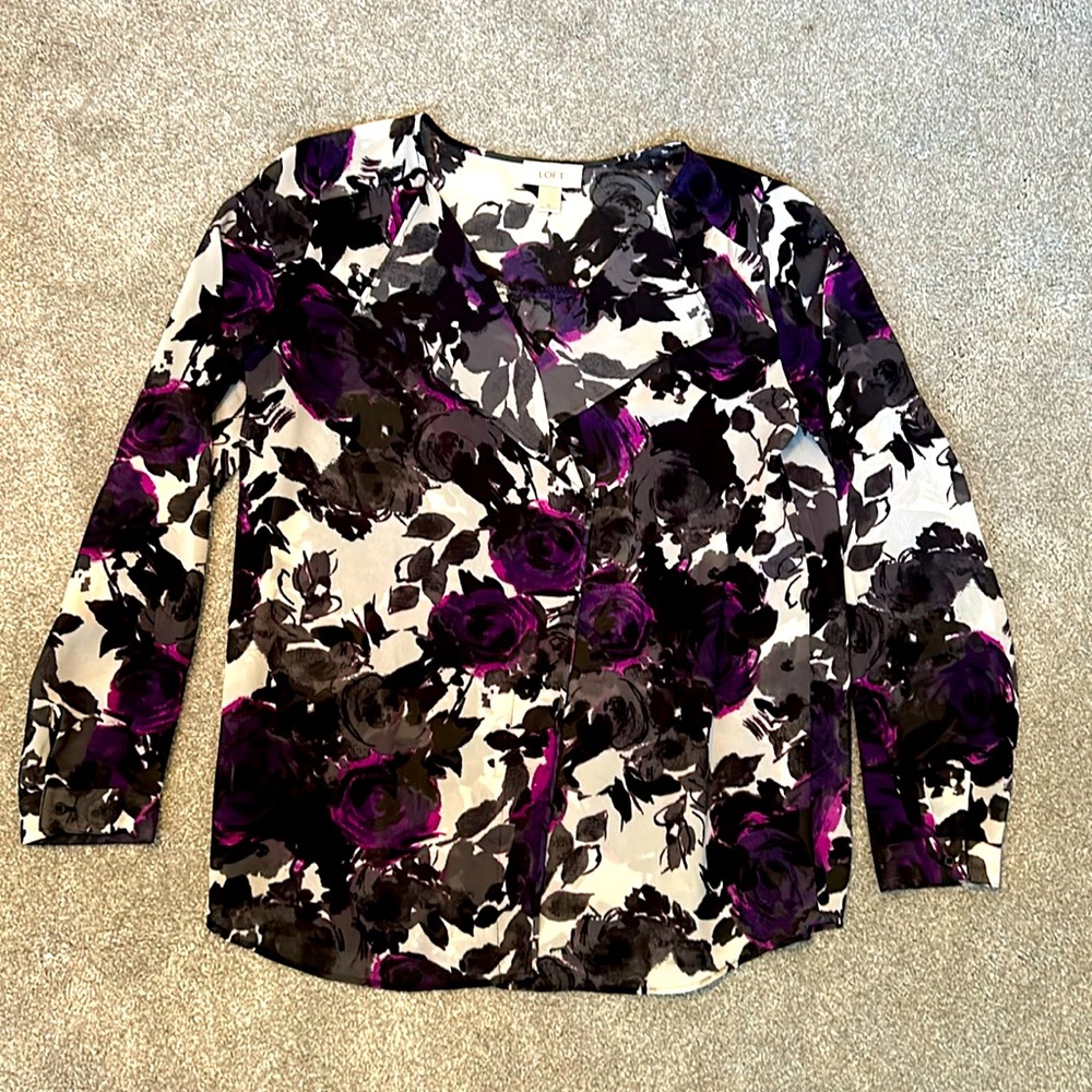 LOFT Double Trouble!! 2 Floral Blouses!